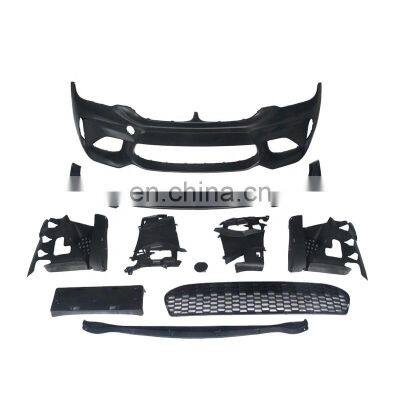 Runde New Arrival Car Modification PP Material GTS Style Front Bumper Front Lip Suitable For BMW 5Series G30 G38 Body Kit