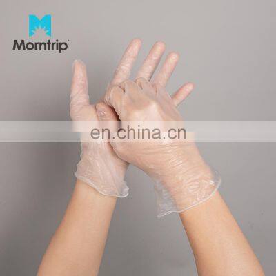 OEM Available Factory Wholesale Pvc Powder Free Gloves for Food Clear Transparent Household Cleaning Vinyl Gloves For Sale