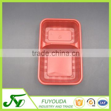 China produce disposable food container for food with compartments