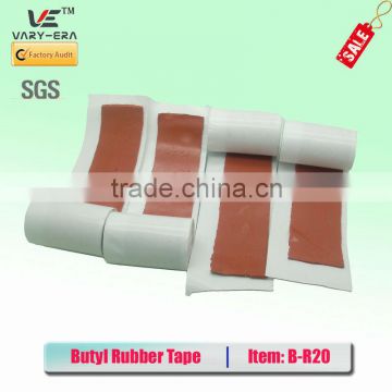 1.5mm*50mm*20m Double sided Red Butyl Tape
