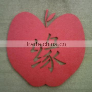 3mm thick felt coasters from China manufacturer
