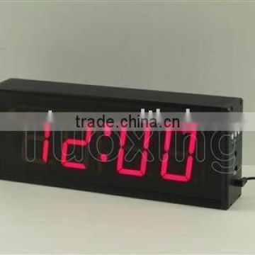 3 inch 4 digit indoor wall led clock