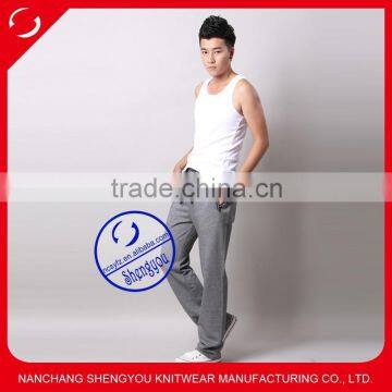 fashion design high quality men's grey jogger pants manufactures in china