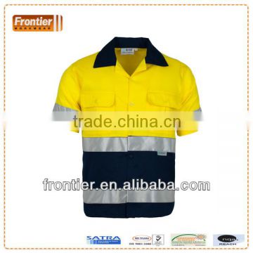 safety cotton workwear, short sleeve shirt