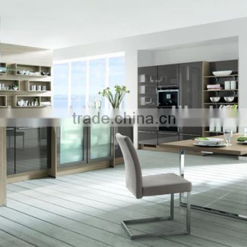 2016 modern design melamine and lacquer kitchen cabinet