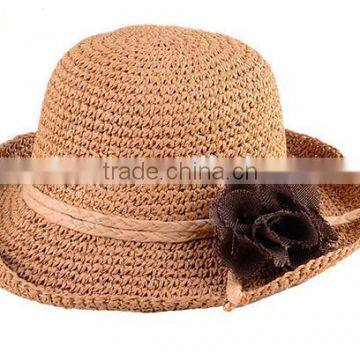 China good supplier latest women's crochet paper hats