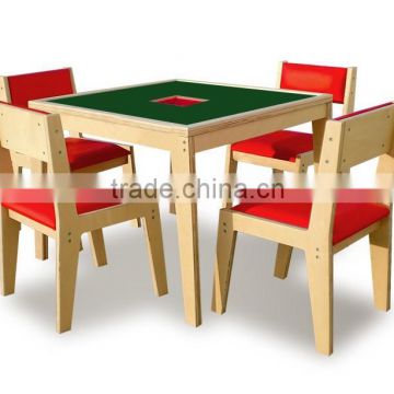 Kids Wooden Table & Chair Set