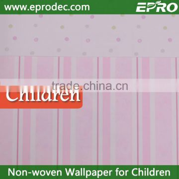 Environmentally Friendly interior decoration healthy material kids wallpaper