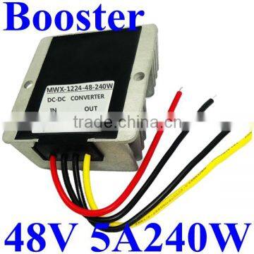 DC-DC Step Up Converter Boost 12V 24V to 48V 5A voltage regulator 240W power module waterproof