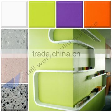 lg seamless joint acrylic solid surface sheets/marble tile