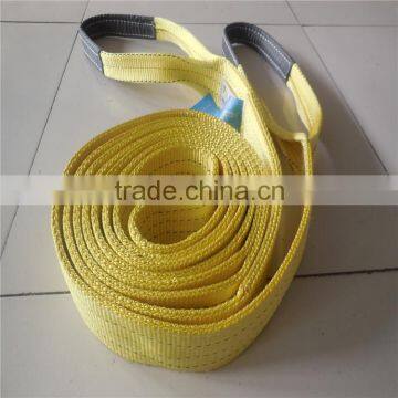 3 ton round sling/ eye and eye webbing sling/ heavy duty webbing sling