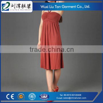 modern red sexy mature party dress oem factory
