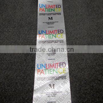 Multiple Colors Width Size Label Woven