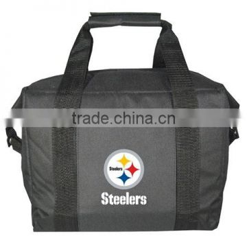 OEM promotional cooler bag with zipper and printing