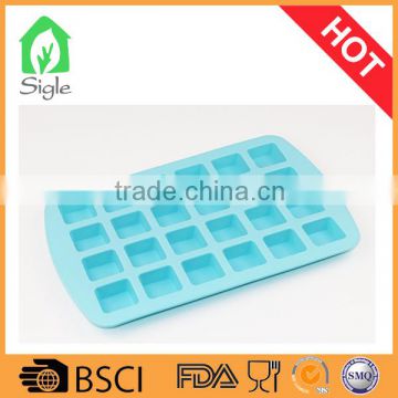 Amason hot selling 24 cavity silicone ice cube tray high quality FDA FLGB approved