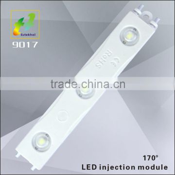 9017 led module with140 luminance and120 degrees with waterproof 67