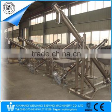 hot sale stainless steel flexible screw conveyor from Xinxiang Weiliang