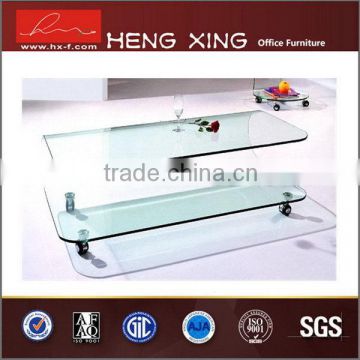 High potency newly design glass office desk manager table