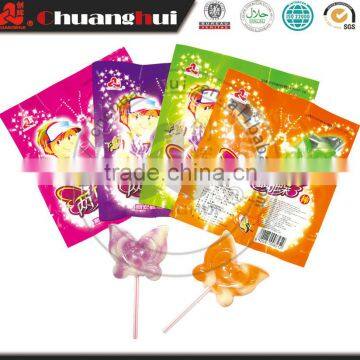 China Manufacture/Factory Chuanghui Candy Two Butterflies / Butterfly Lollipop