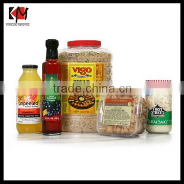 Full Color Printing Waterproof Label Sticker for Food Containers