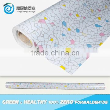 Wood engineering fabric pvc plastic flooring roll for indoor