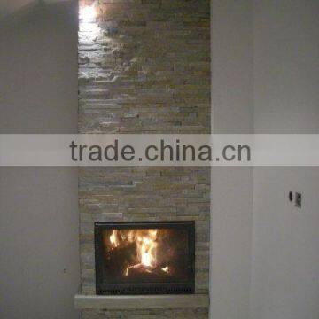 Indian Stone Fireplace