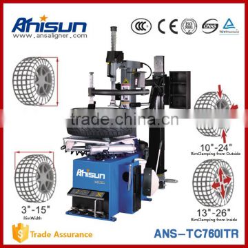 Automatic tire machine with air inflation device and arm ,auto workshop equipment