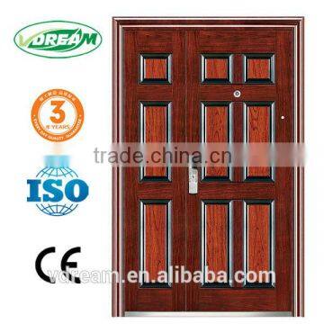 one and half steel door, double leaf door