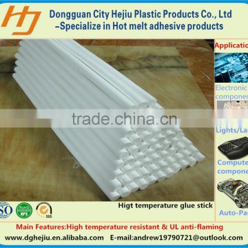 Factory white Polyolefin base automotive hotmelt adhesive glue stick for tail box/trunk/boot