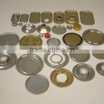 Tinplate Components Standard Sizes