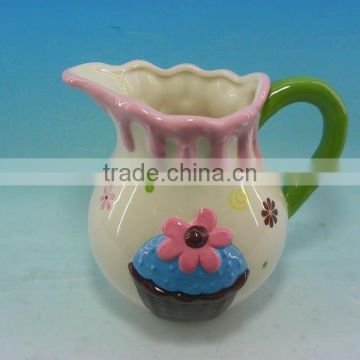 2012 Hot Sale Newest Ceramic Milk Kettle