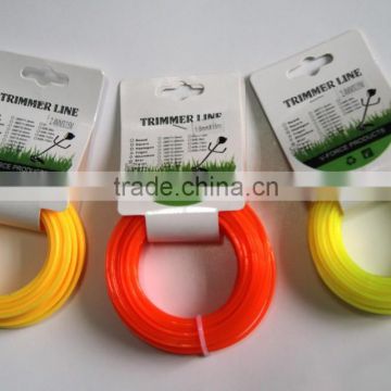 Factory direct sales/2.4X15metre/ brush cutter nylon trimmer line