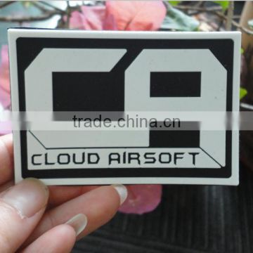 2016 china high quality custom pvc 3d rubber patch logo