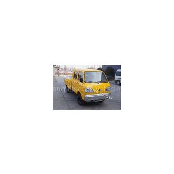 Double Cab Fully Electric Truck , 48V Flexible Sterring Electric Transport Truck