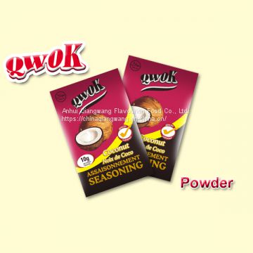 Qwok 10g coconut seasoning powder bouillon powder stock powder