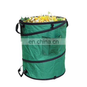 Durable PE/PP Eco-friendly Pop Up Garden Leaf Collector Bag