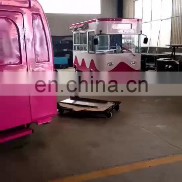 FV-40 High quality customized-on-demand fiberglass mobile BBQ food truck for sale