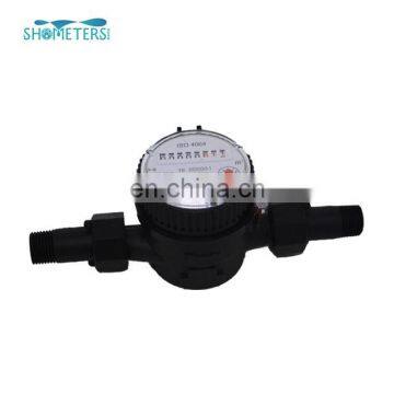 ISO 4064 dry-dial mechanical Plastic single jet water meter with Lead Sealing
