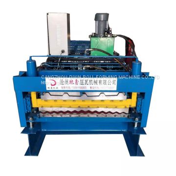 Double layer steel wall sheet roller machine/double roof forming machine