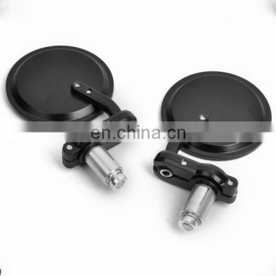 Universal Round Bar End Rear Rearview Mirror Motorcycles Moto Motorcycle Motorbike Scooters Car Rearview Mirror Monitor 10 2 Car