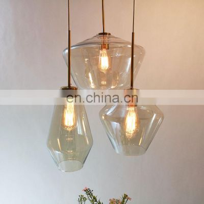 Art Design Glass Pendant Light Brief Decorative Pendant Lamp CE