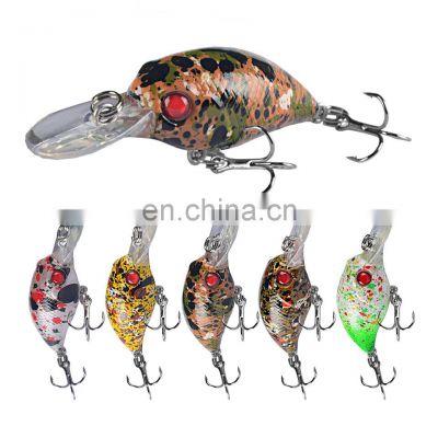 Hot Selling New Product 45mm/3g Crank Lures With 3D eyes