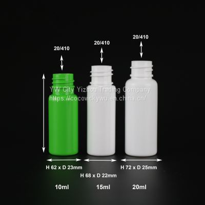 high quality 10ml 15ml 20ml plastic nasal spray bottle
