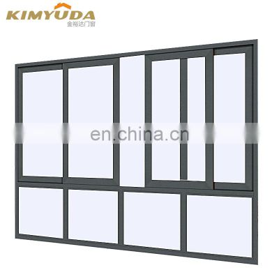 Cheap High Quality Aluminum Waterproof Windows Heat Insulation Sliding Glass Windows