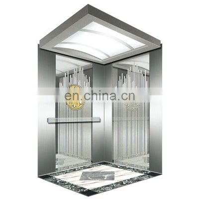 Hot selling S.S mirror etching lift elevator cabin design