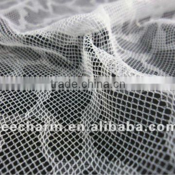 Piece Dyed Lace Mesh Fabric