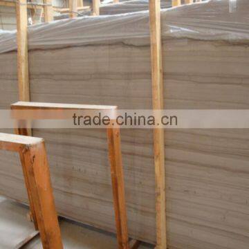 High quality polished Athens wooden marble slab