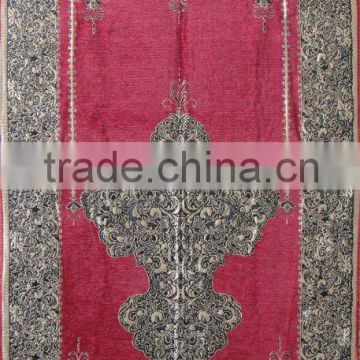 Indonesia Colorful New Muslim Yarn-dyed Jacquard Complicated Design Chenille Fashion Prayer Rug XN-008