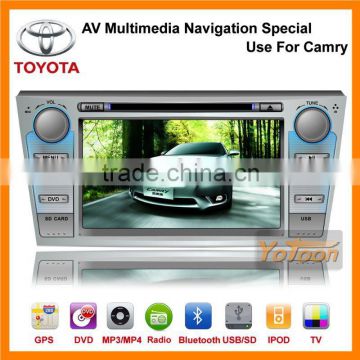 Brand YOTOON Newest AV Multimedia car gps navigation system 7 inch Special Use for CAMRY