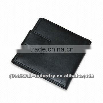 Wallet with Coin Back, Made of PU, Measures 10.00 x 10.00cm